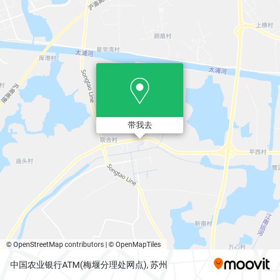 中国农业银行ATM(梅堰分理处网点)地图