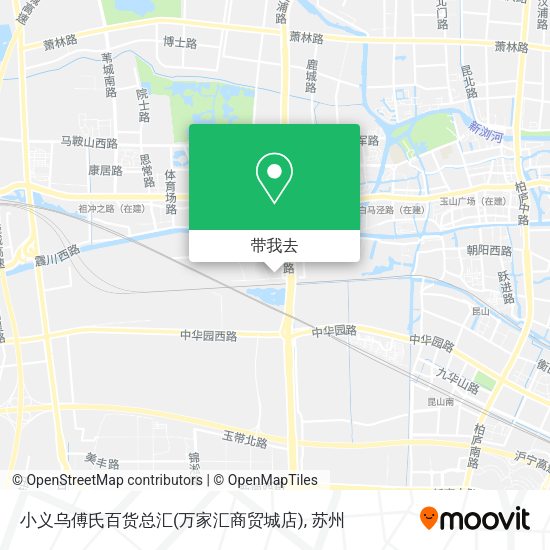 小义乌傅氏百货总汇(万家汇商贸城店)地图