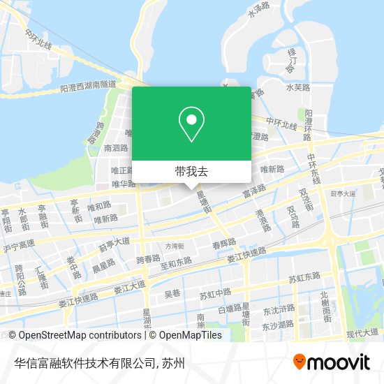 华信富融软件技术有限公司地图