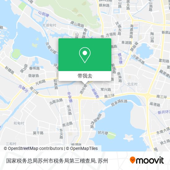 国家税务总局苏州市税务局第三稽查局地图
