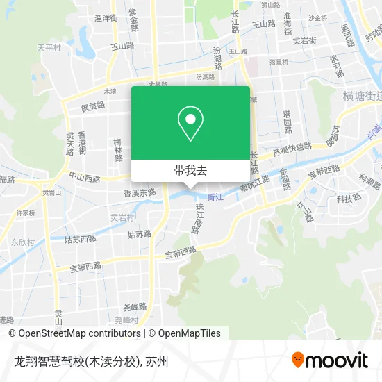龙翔智慧驾校(木渎分校)地图