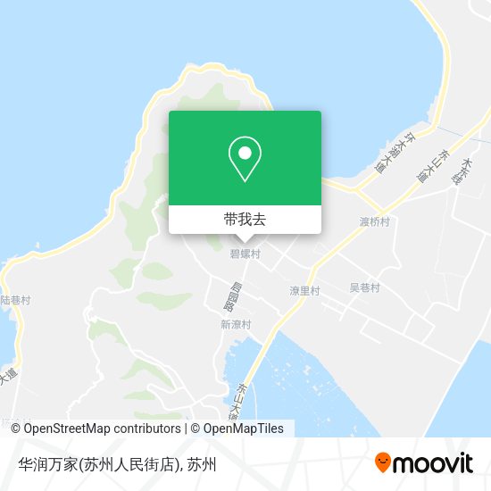 华润万家(苏州人民街店)地图