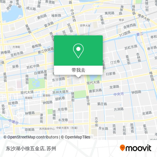 东沙湖小徐五金店地图