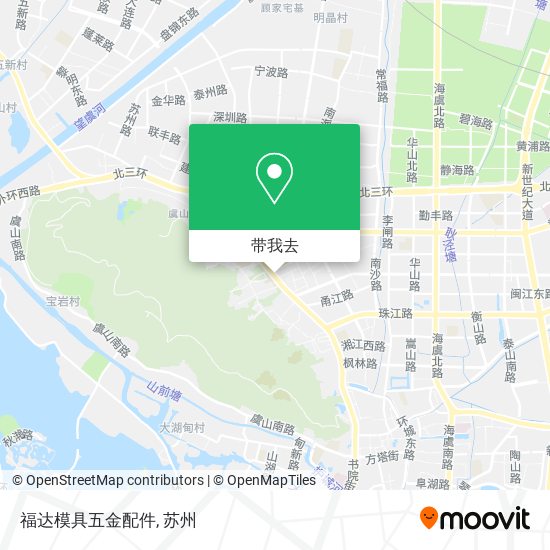 福达模具五金配件地图