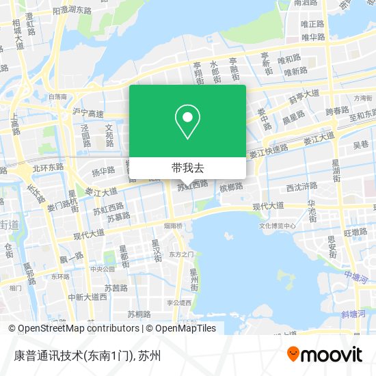 康普通讯技术(东南1门)地图