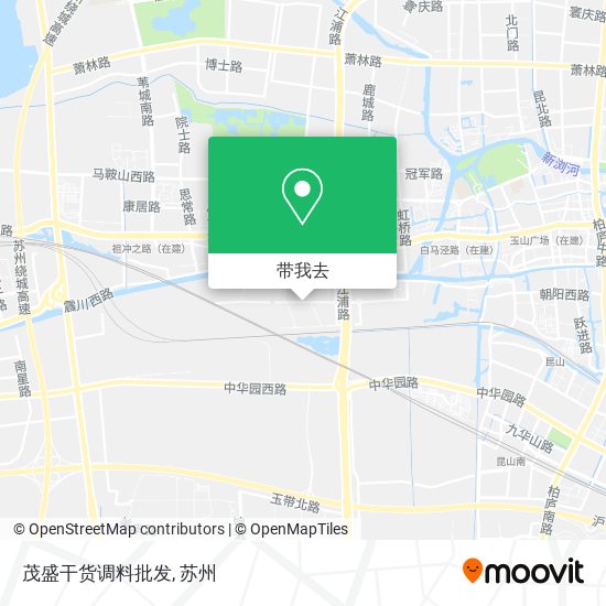 茂盛干货调料批发地图