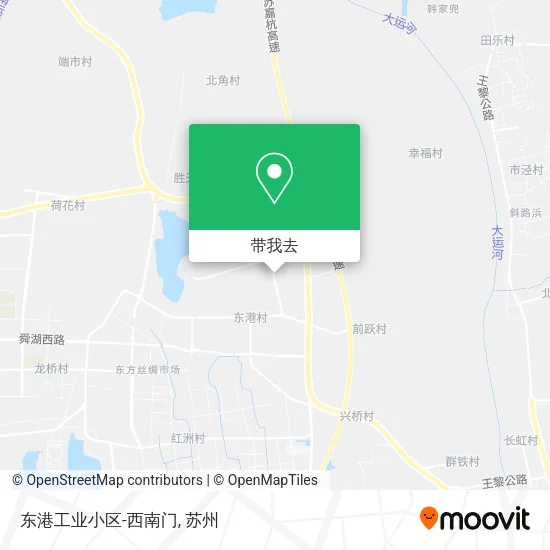 东港工业小区-西南门地图