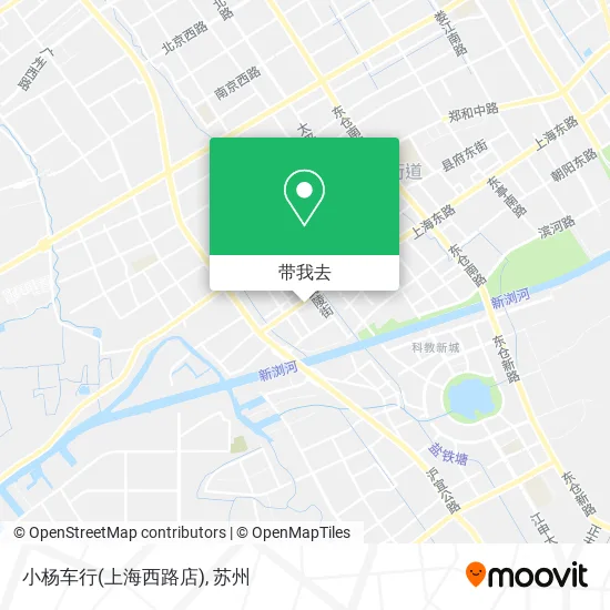 小杨车行(上海西路店)地图