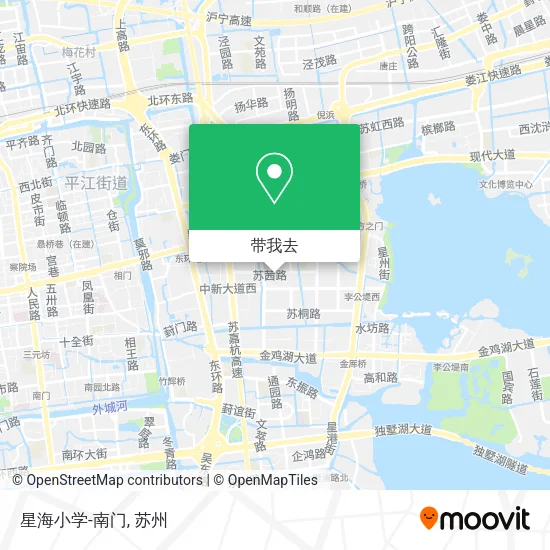 星海小学-南门地图