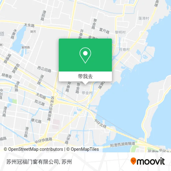 苏州冠福门窗有限公司地图