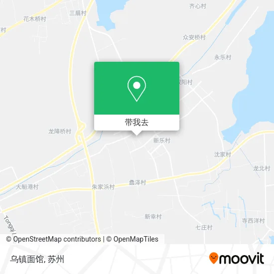 乌镇面馆地图