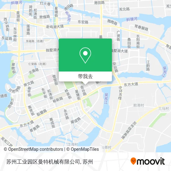 苏州工业园区曼特机械有限公司地图