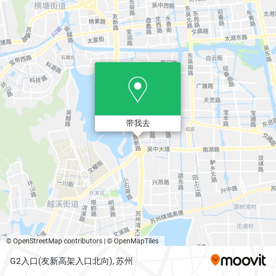 G2入口(友新高架入口北向)地图