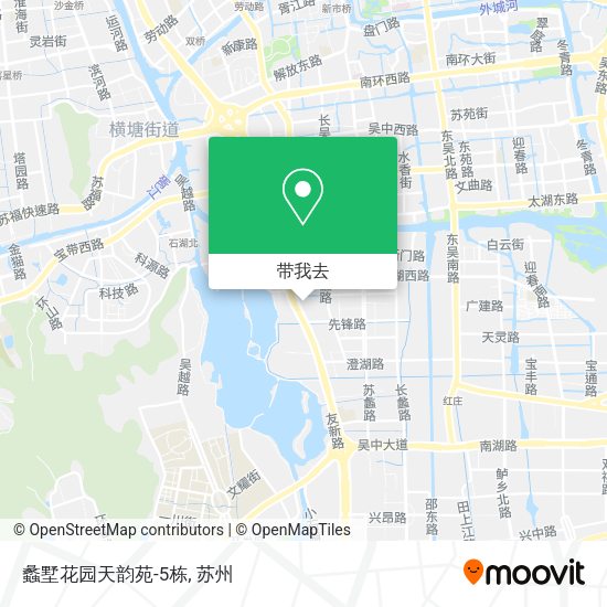 蠡墅花园天韵苑-5栋地图