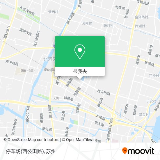停车场(西公田路)地图