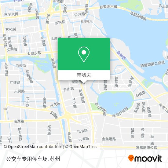 公交车专用停车场地图