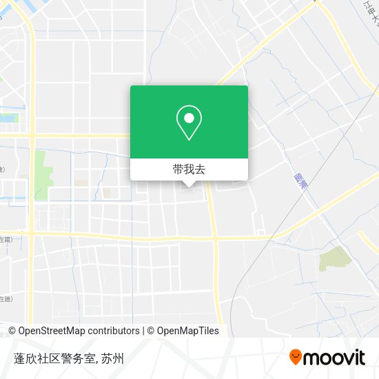 蓬欣社区警务室地图