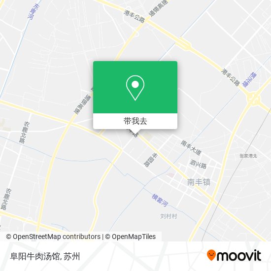 阜阳牛肉汤馆地图