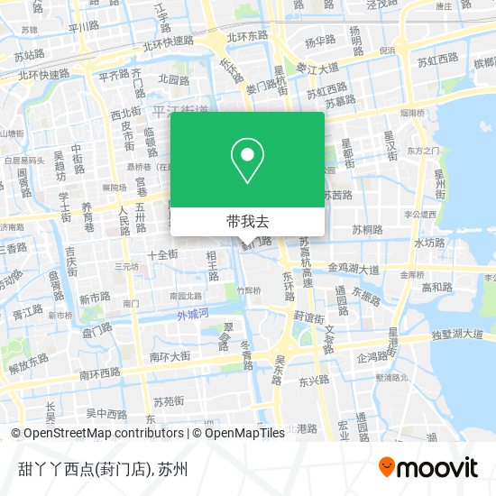 甜丫丫西点(葑门店)地图