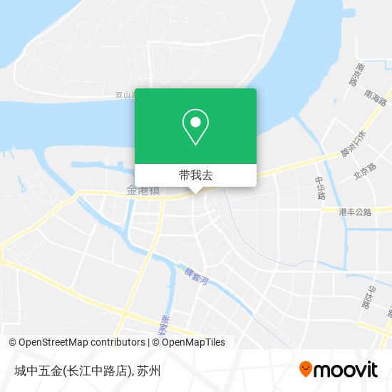城中五金(长江中路店)地图