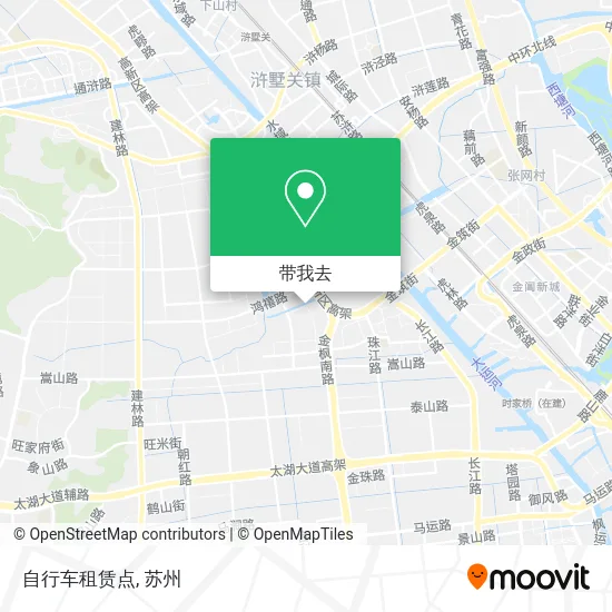 自行车租赁点地图