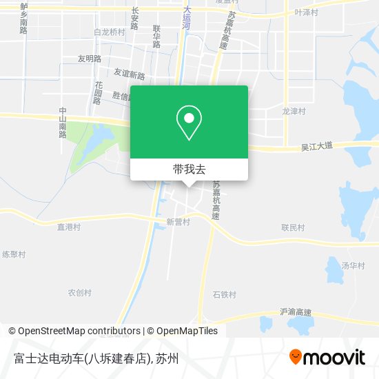 富士达电动车(八坼建春店)地图