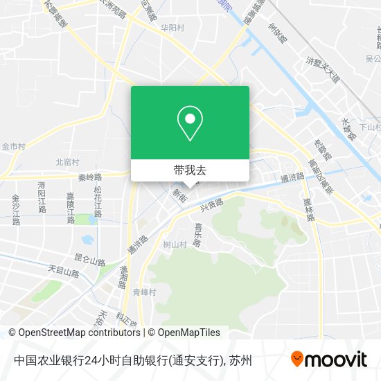 中国农业银行24小时自助银行(通安支行)地图
