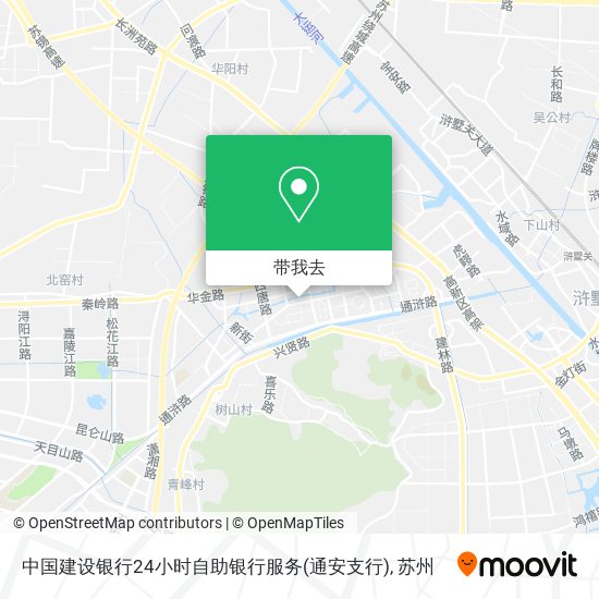 中国建设银行24小时自助银行服务(通安支行)地图