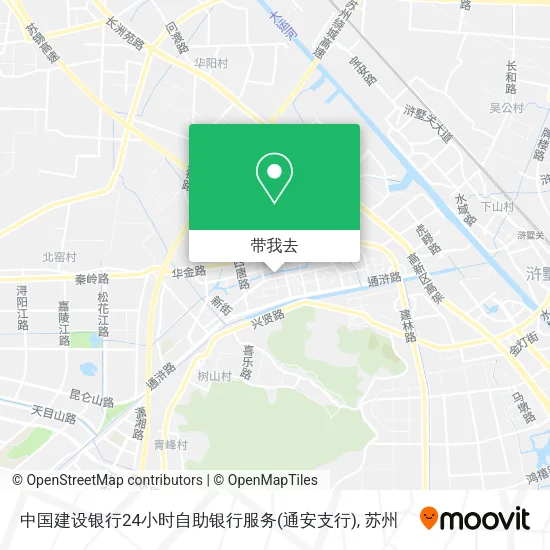 中国建设银行24小时自助银行服务(通安支行)地图