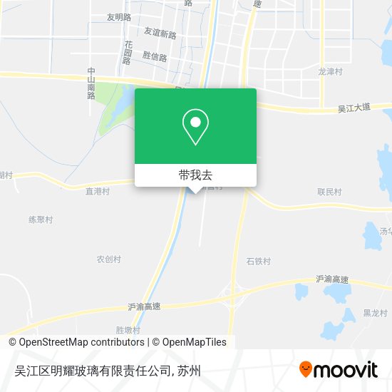 吴江区明耀玻璃有限责任公司地图