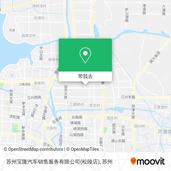 苏州宝隆汽车销售服务有限公司(松陵店)地图