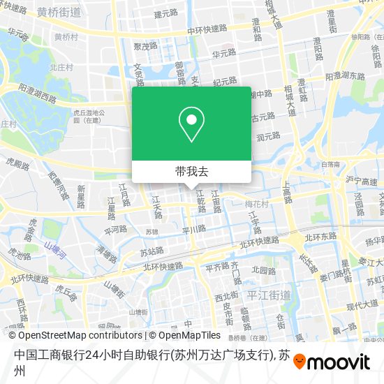中国工商银行24小时自助银行(苏州万达广场支行)地图