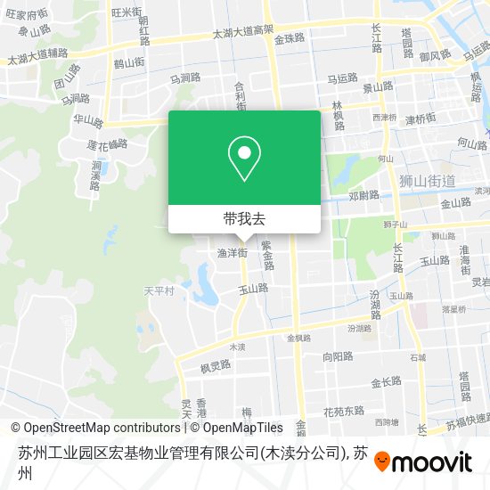 苏州工业园区宏基物业管理有限公司(木渎分公司)地图