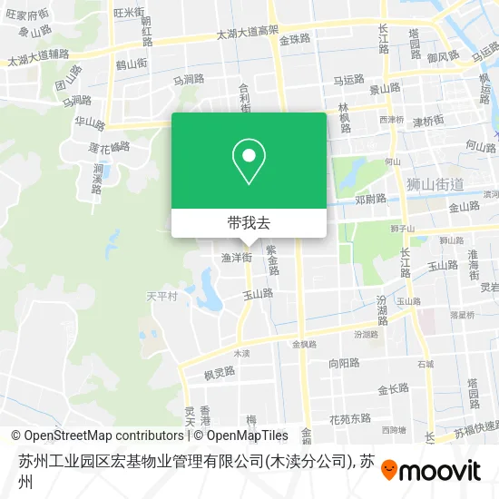 苏州工业园区宏基物业管理有限公司(木渎分公司)地图