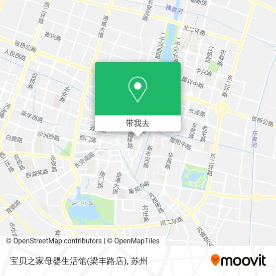 宝贝之家母婴生活馆(梁丰路店)地图