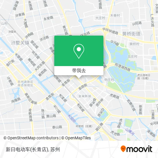 新日电动车(长青店)地图