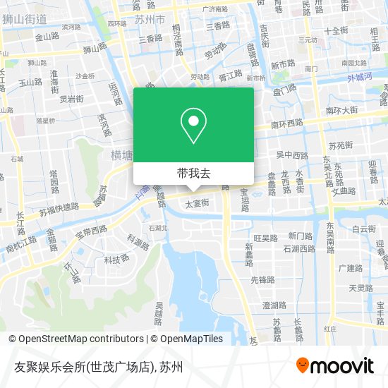 友聚娱乐会所(世茂广场店)地图