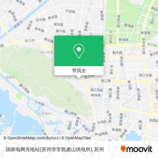 国家电网充电站(苏州市常熟虞山供电所)地图