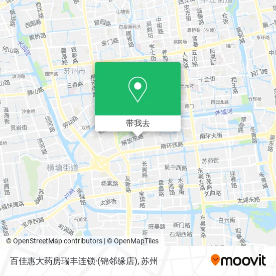 百佳惠大药房瑞丰连锁·(锦邻缘店)地图