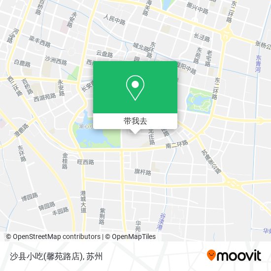 沙县小吃(馨苑路店)地图