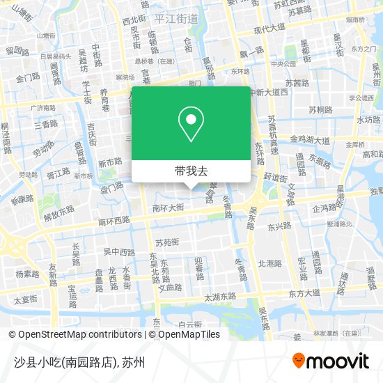 沙县小吃(南园路店)地图