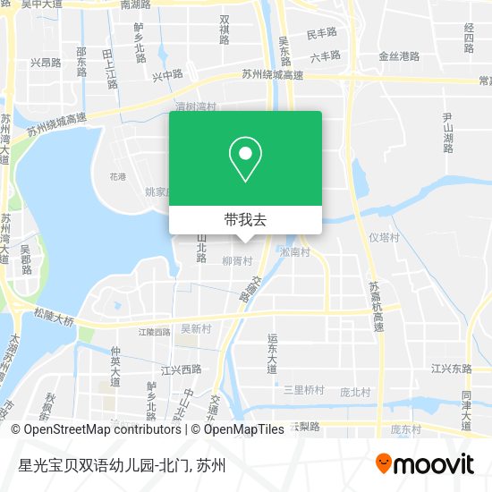 星光宝贝双语幼儿园-北门地图