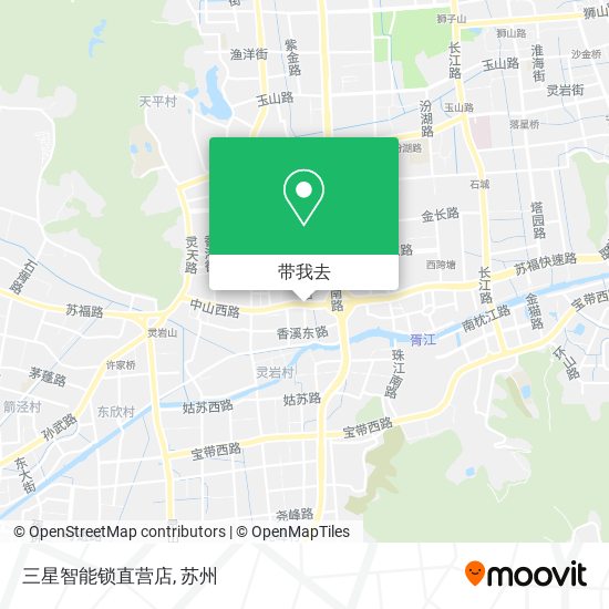 三星智能锁直营店地图