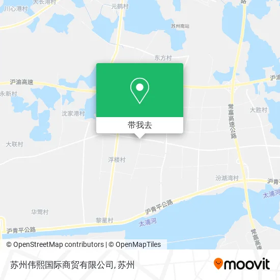 苏州伟熙国际商贸有限公司地图