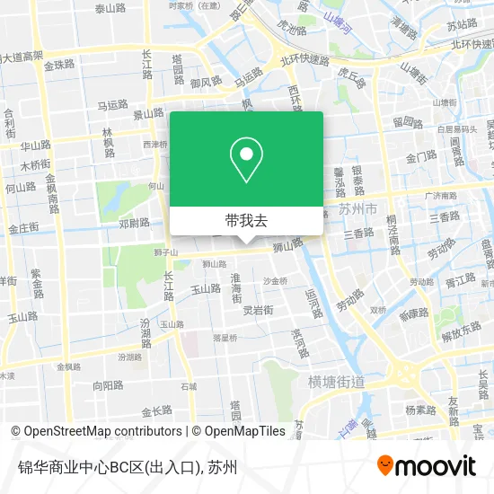 锦华商业中心BC区(出入口)地图