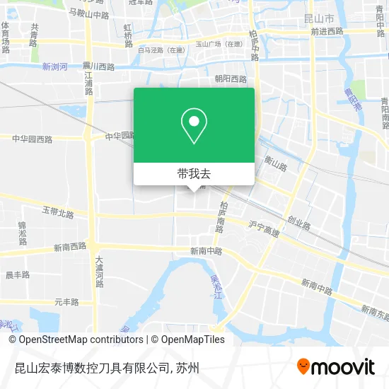 昆山宏泰博数控刀具有限公司地图