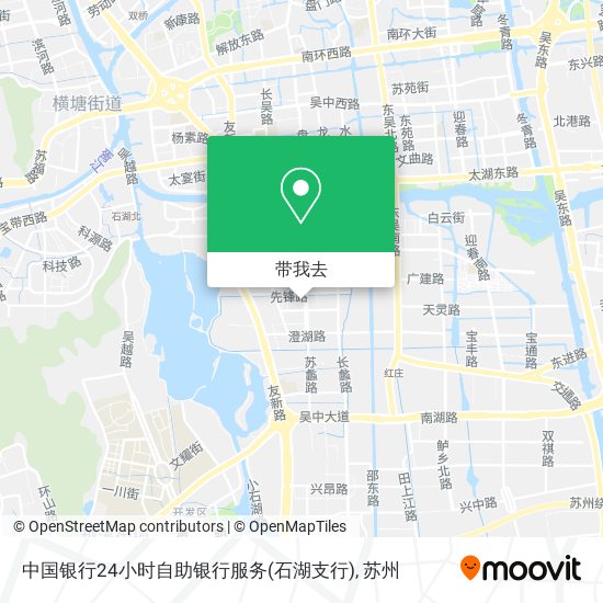 中国银行24小时自助银行服务(石湖支行)地图