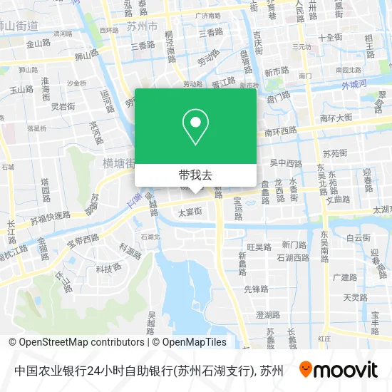 中国农业银行24小时自助银行(苏州石湖支行)地图