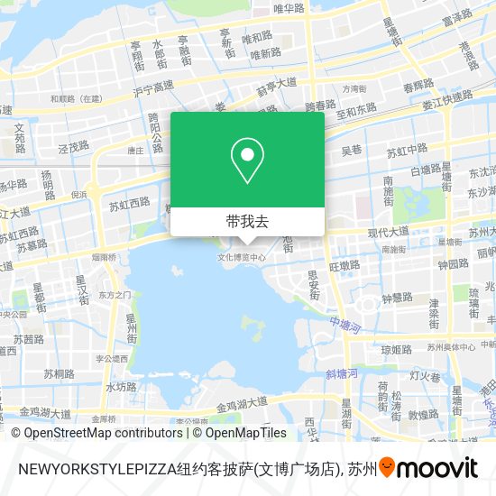 NEWYORKSTYLEPIZZA纽约客披萨(文博广场店)地图