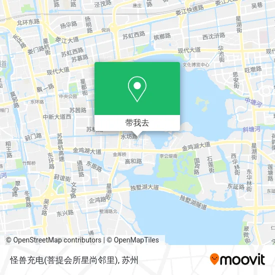 怪兽充电(菩提会所星尚邻里)地图